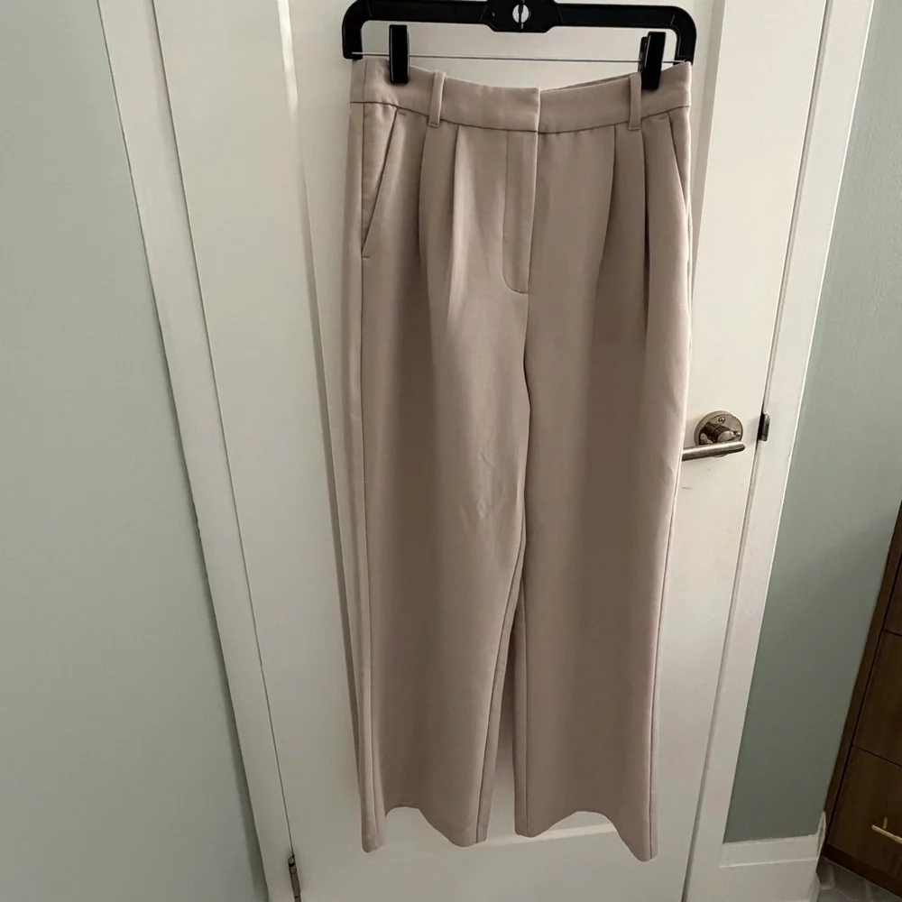 Abercrombie Curve Love Sloane Tailored Wide Leg Pant - Picture 3 of 5